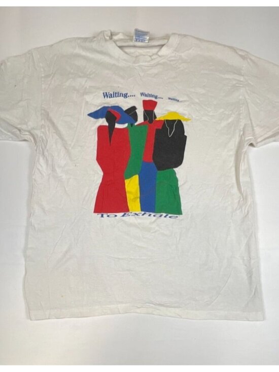Hanes Other - Vintage 90s Waiting to Exhale Movie Promo T-Shirt Men XL White Hanes Rare thrash